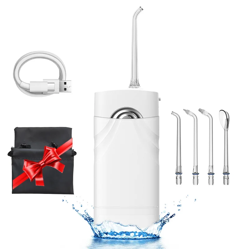Hot Selling Electric Portable 200ml Water Tank Dental Oral Irrigator with 4 Jet Tips