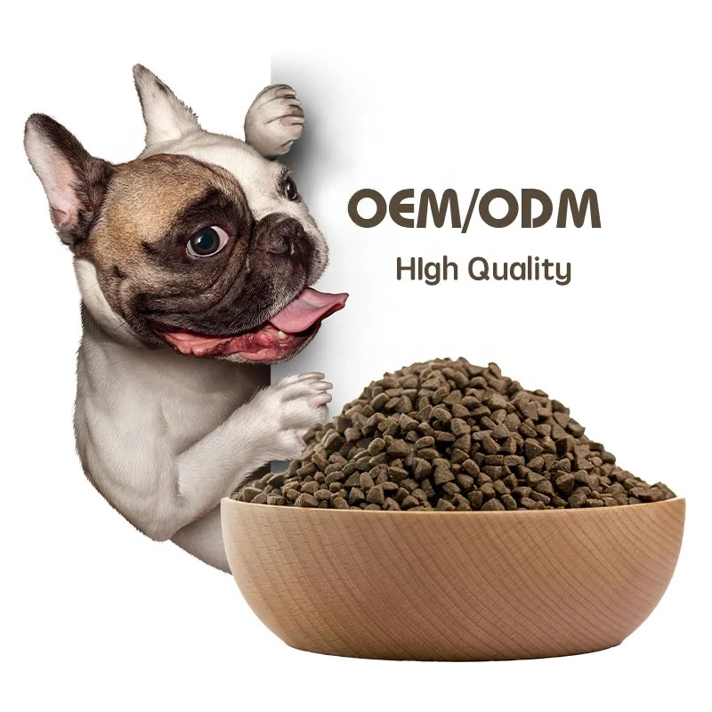 Custom Dogs Food Factory Exports 20kg Natural Raw Chicken Beef Flavors Fish Shapes All Age Dogs Dry Food