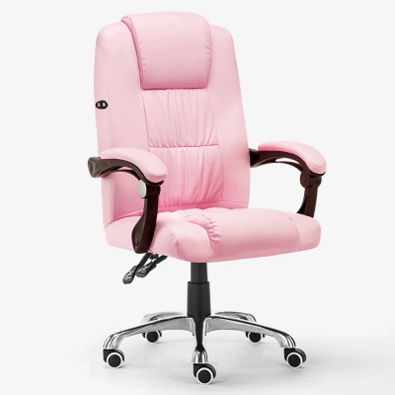 Swivel Executive ChairErgonomic Metal for Commercial Furniture Use Adjustable Leather  Office Chair