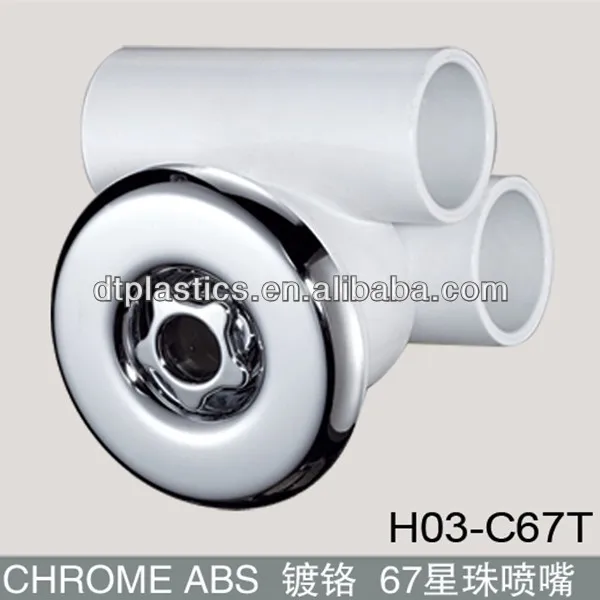 Whirlpool bathtub Massage Chrome ABS Cover Accessories Jumping Water Jet