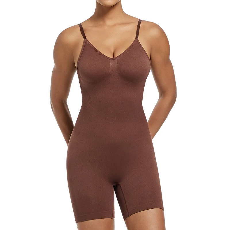 Full Body Seamless Bodysuit Shapewear Tummy Control Backless Slimming Sheath