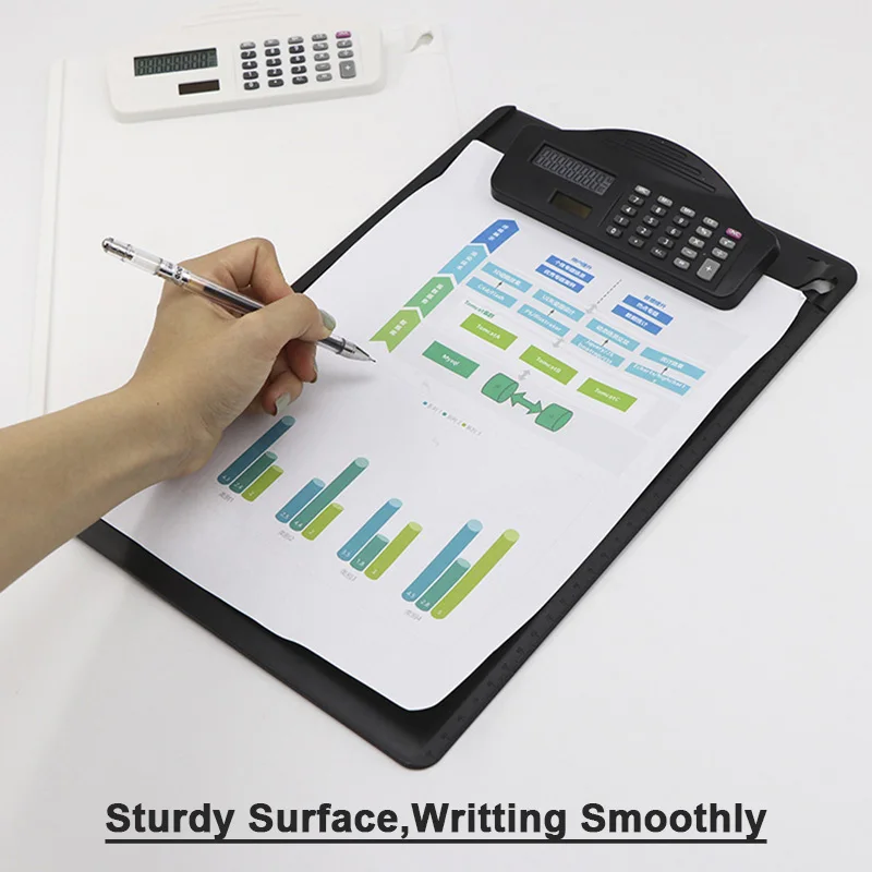 Writing Pad A4 A5 File Document Clip Board Multifunctional Plastic Clipboards With Calculator