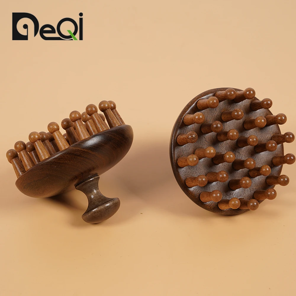 DQ-001 High Quality Wood Massage Comb for Meridian Channel Head Scalp Massage Therapy No Static Rosewood Wooden Comb