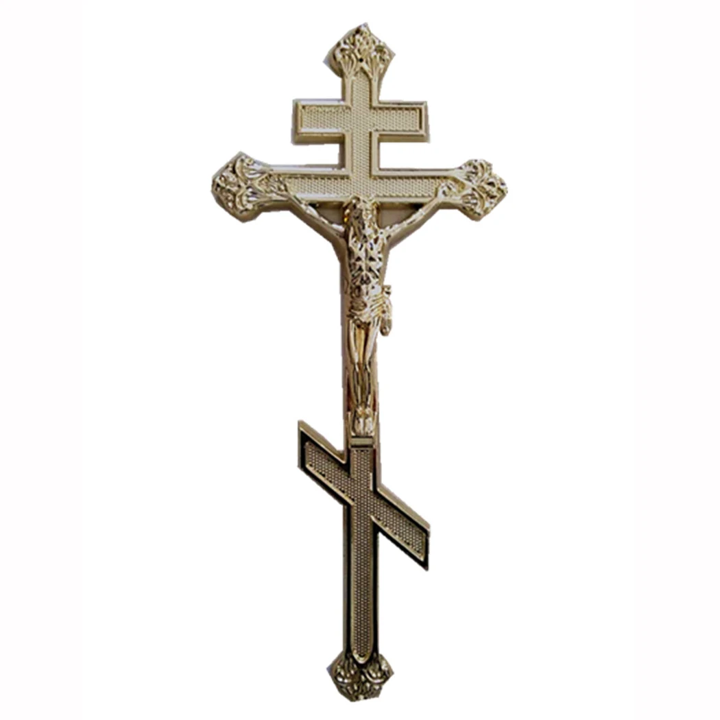 Y-8# Funeral Coffin Casket Supplier Accessories Plastic Christ Cruces Jesus Cross and Crucifix