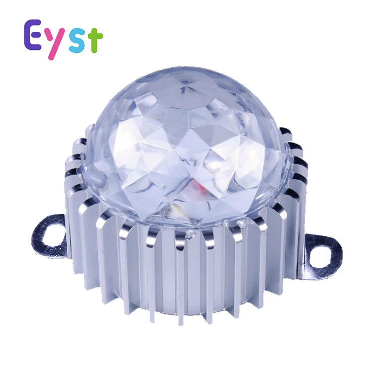  50 мм 80 RGB dmx Пиксельная лампа 24 В постоянного тока 6 Вт рекламная Светодиодная