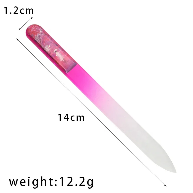 Factory direct glass nail file for quick nail trimming
