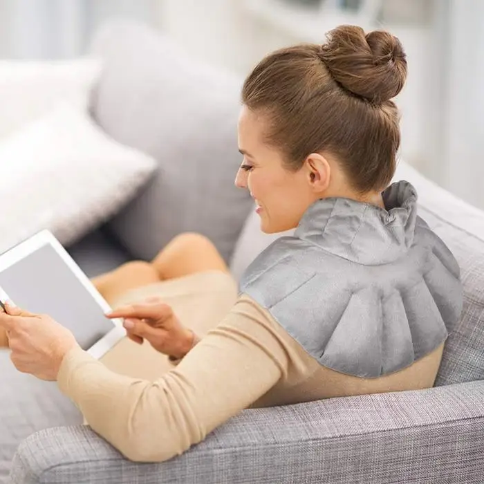 Health Care Relief Neck, Stress , Anxiety, Microwavable Heating & Fridge Cold Weighted Hot & Cold Neck Shoulder Wrap For Therapy