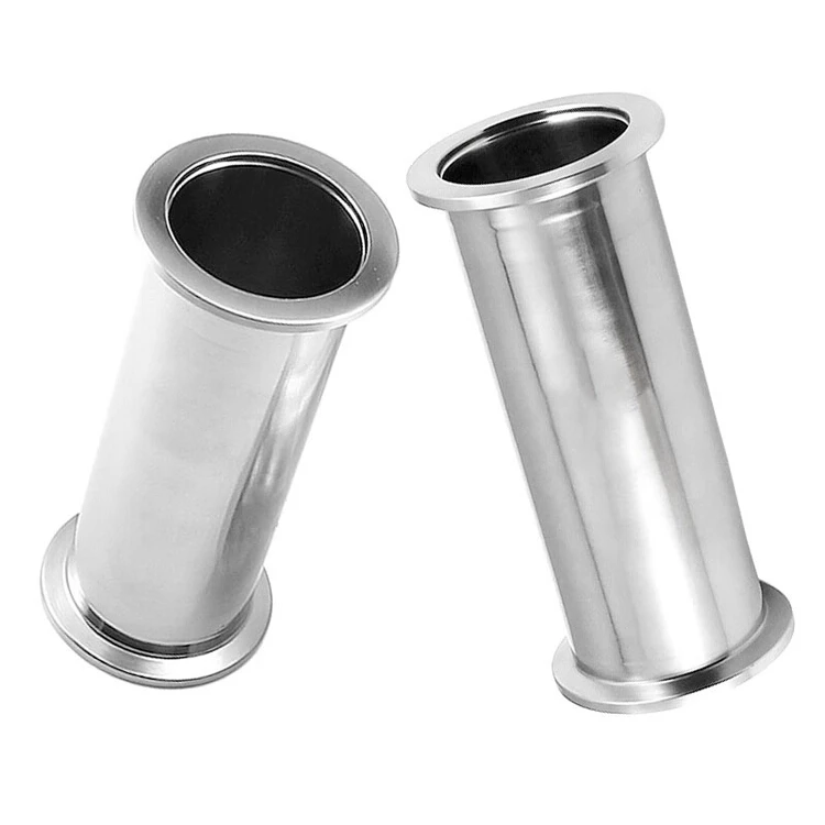 New 2024 Customized Wholesale KF Quick Connect Direct Stainless Steel KF40 Vacuum Seamless Round Flange Tube