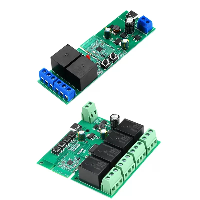 AC/DC7-32V 2/4 channel WIFI relay switch module Type-C interface