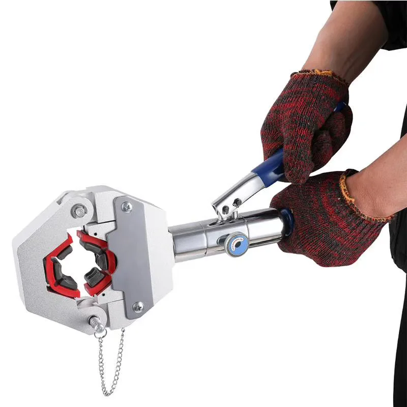 Portable Hydraulic Manual Small Air Conditioning Pipe Joint Hydraulic Clamp Pressure Clamp