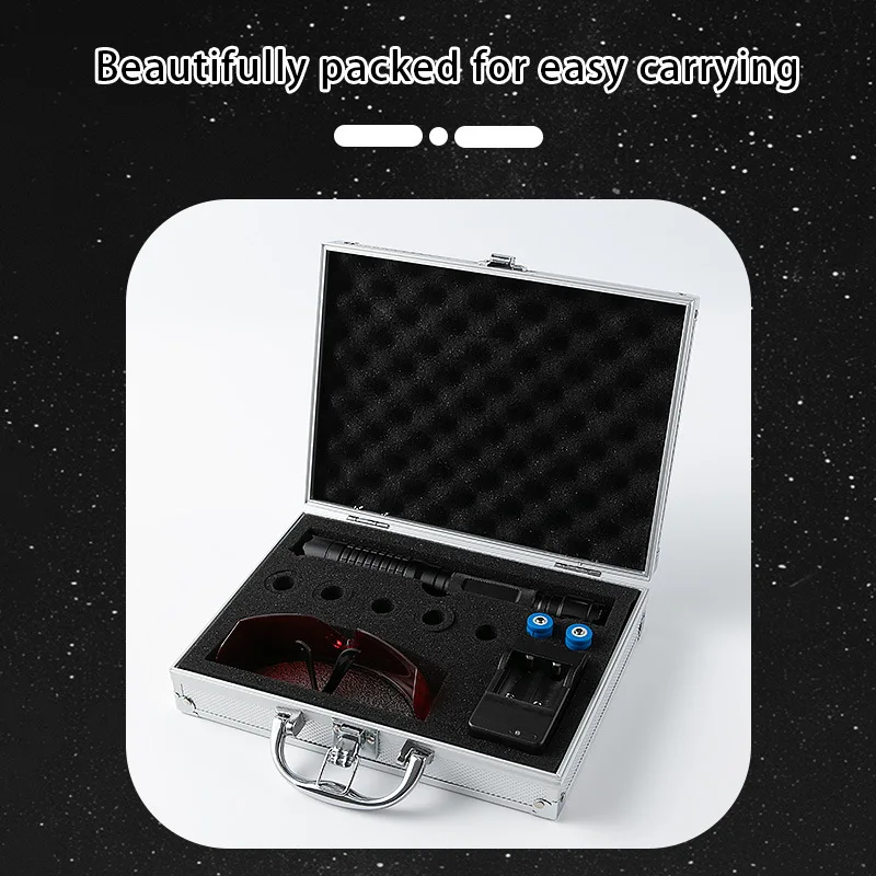 Hot in USA EU Middle East Rechargeable 450nm Blue Laser Pointer Pen with All Accessories