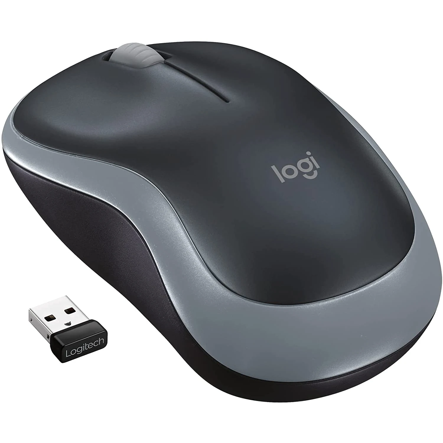 Оригинальная оптическая эргономичная Беспроводная USB-Мышь Logitech M186, 2,4 ГГц, 1000 точек/дюйм