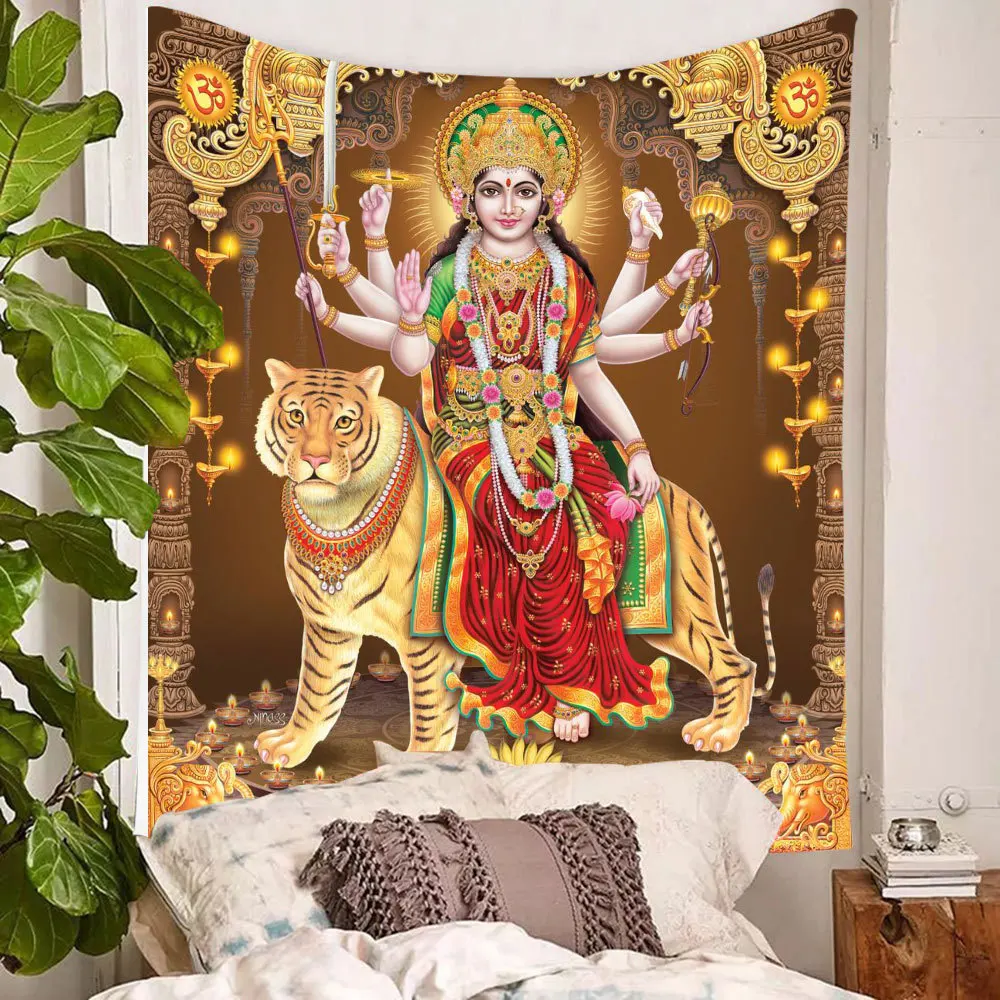 Elephant Indian Mandala Wall Hanging Ganesha Blanket Wall Decor Tapestries
