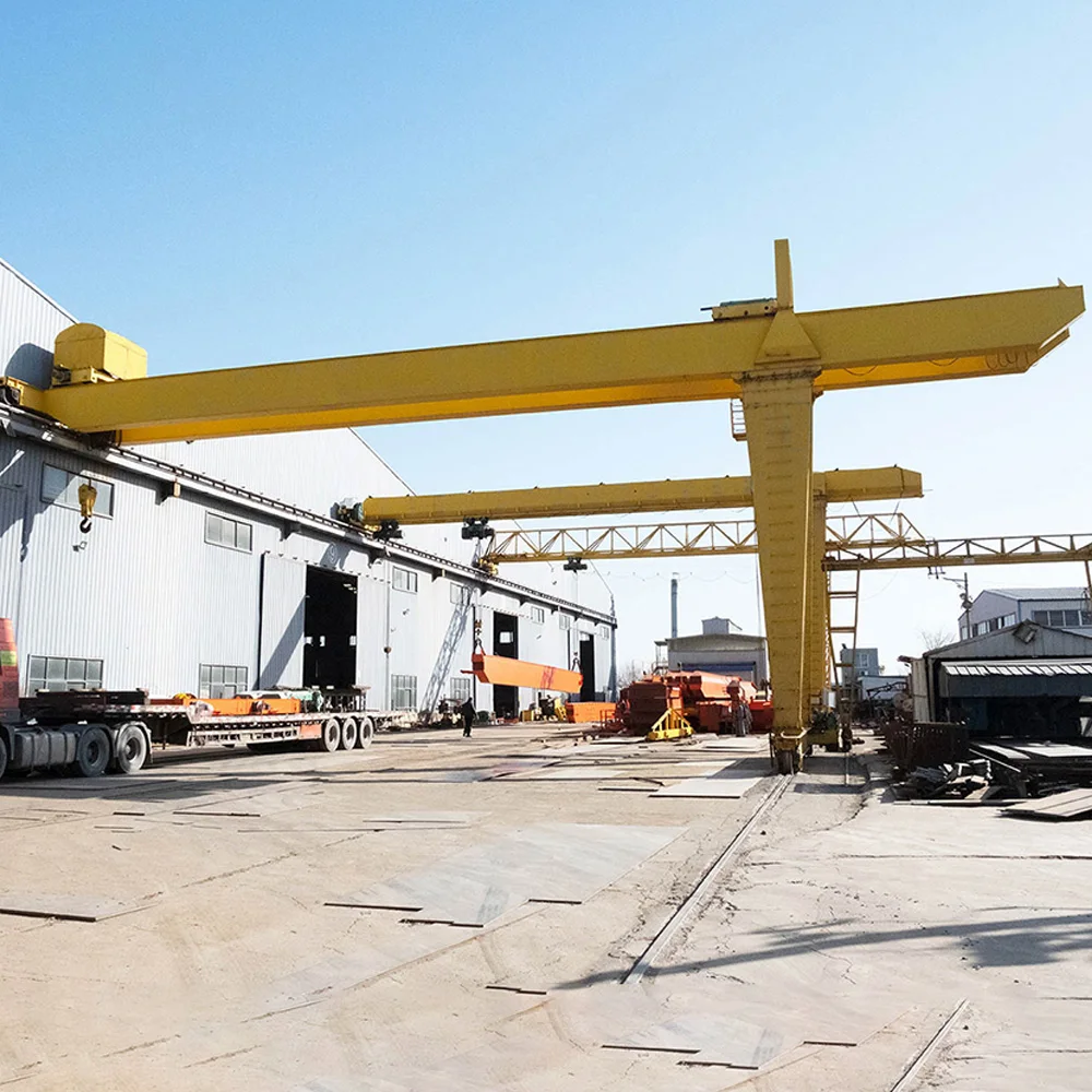12ton Electric Single Beam Half Gantry Crane Span 30m Gantry Crane