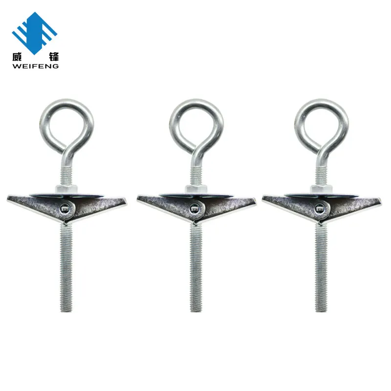 Zinc Plated Butterfly Spring Toggle Fixings with Screws Hollow Cavity Wall Anchors