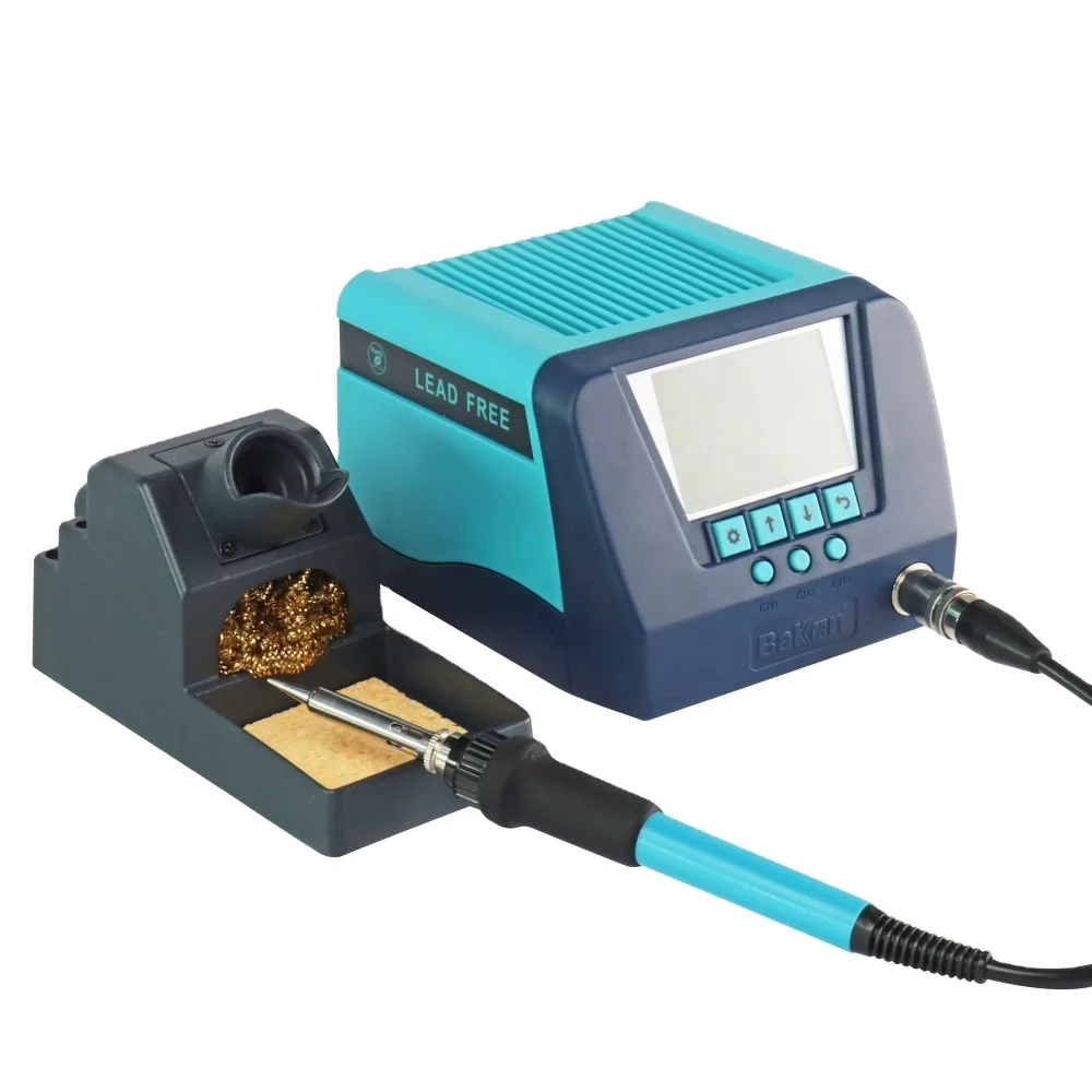 Bakon China Supplier BK90 Welding Table Tool PCB Smd Rework Rapid Heating Soldering Station 90W