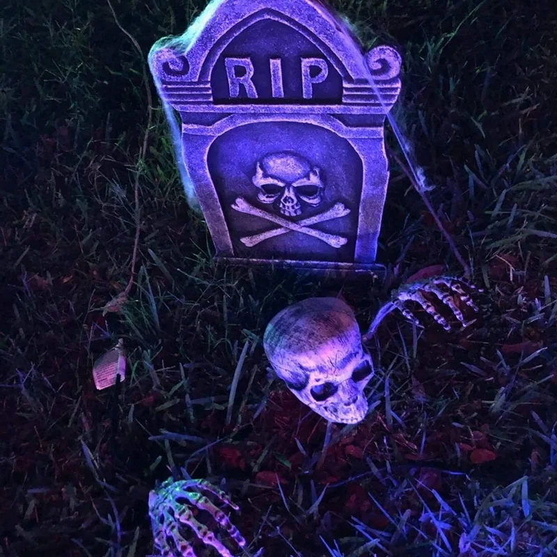 Halloween Decoration Skeletons Bones Groundbreaker Creepy Graveyard Skull Scary Outdoor Yard Decorations