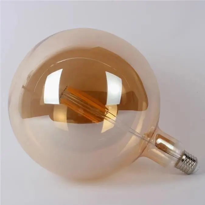 Decorative G200 8W LED filament bubble energy saving retro art decoration chandelier hotel atmosphere  high lumen glass led bulb