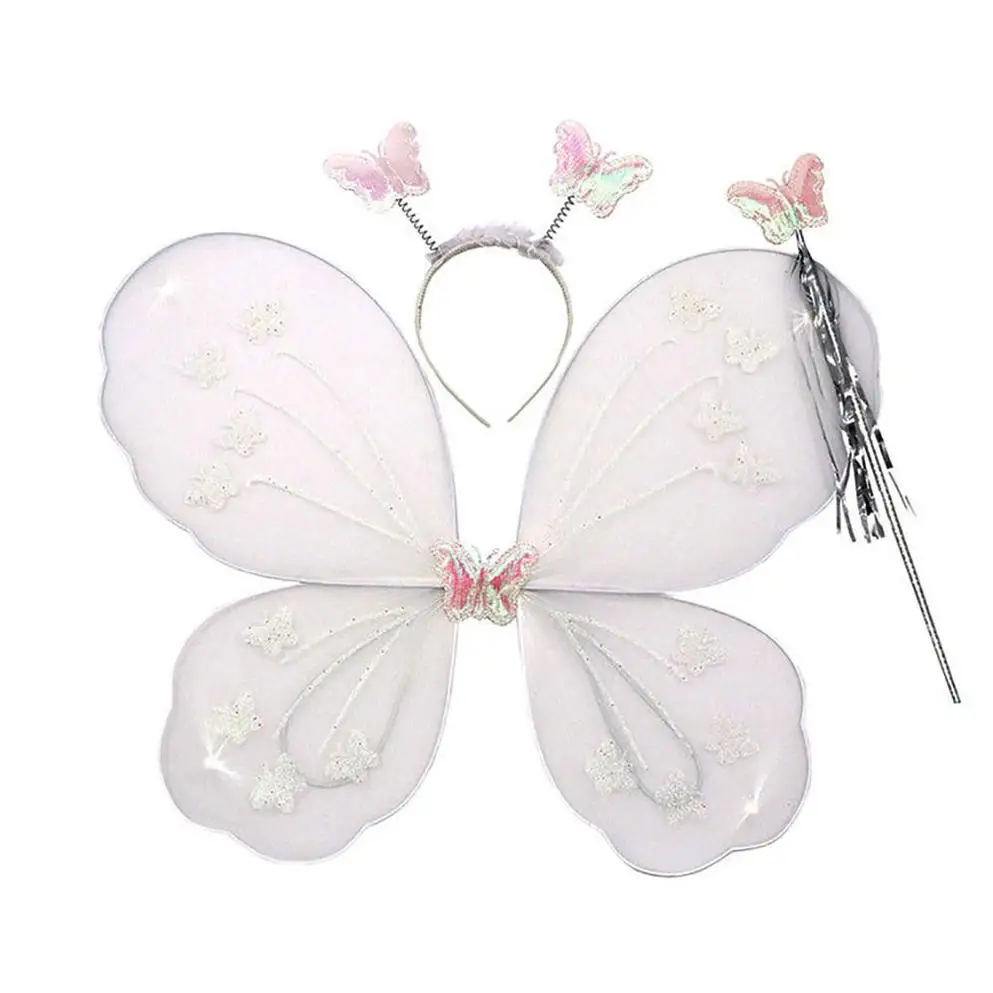 Wings Led Lights Cape Led Light Up Custom Dragon Glitter Light Show Color Wholesale Ostrich Large Pink White Resin Fairy Wings
