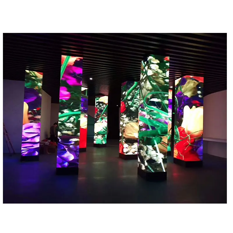 Competitive price good quality RGB SMD P4 Indoor LED Screen Column