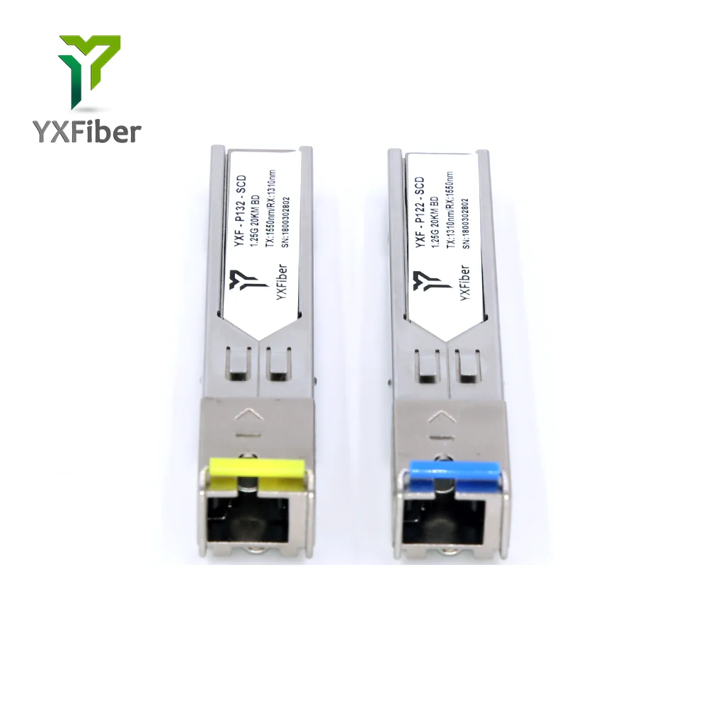 20 км SMF SC модуль 1 25 г ГБ/s tx1550nm bidi sfp wdm модули eSFP оптический