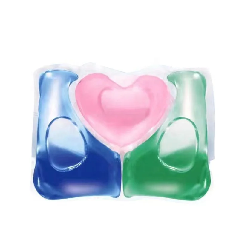 Custom Biodegradable Laundry Detergent strong Scent water soluble film Beads gel pod ball private label laundry detergent pods