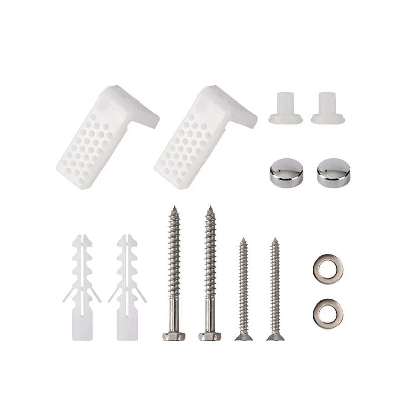 Angled Floor  2024 Horing  easy DIY Toilet side fixing screw  pack with PE bag good quality  bathroom accessories  for bathroom
