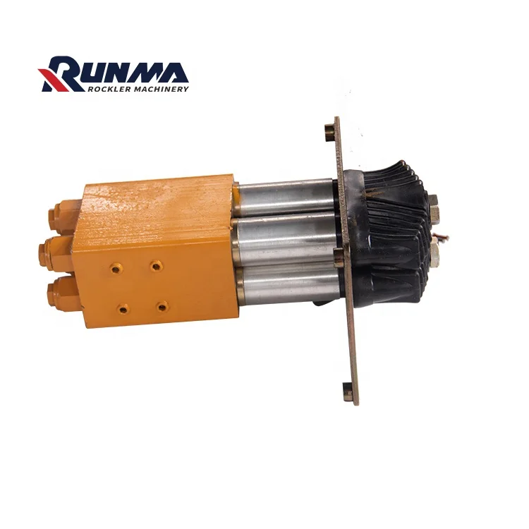 RUNMA DJS2 flow control hydraulic handle joy stick pilot valve for wheel loader