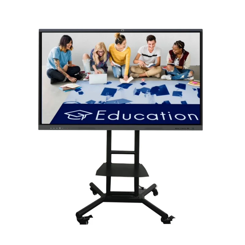 Tacteasy 65 75 86inch AI education interactive flat whiteboard panel AI smart board for school