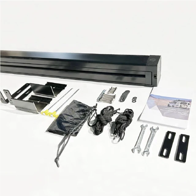 Wareda 2.5*2.5m car roof side 4x4 4wd fast open sun shade retractable vehicle side awning for car