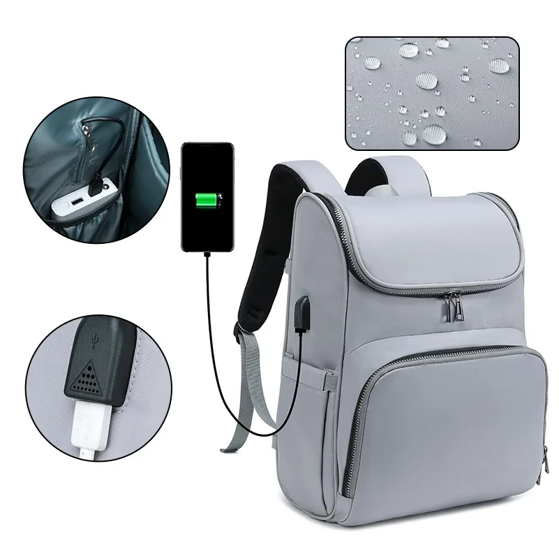 2021 new double shoulder large capacity mummy bag simple crib mother baby backpack multi functional folding diaper bag