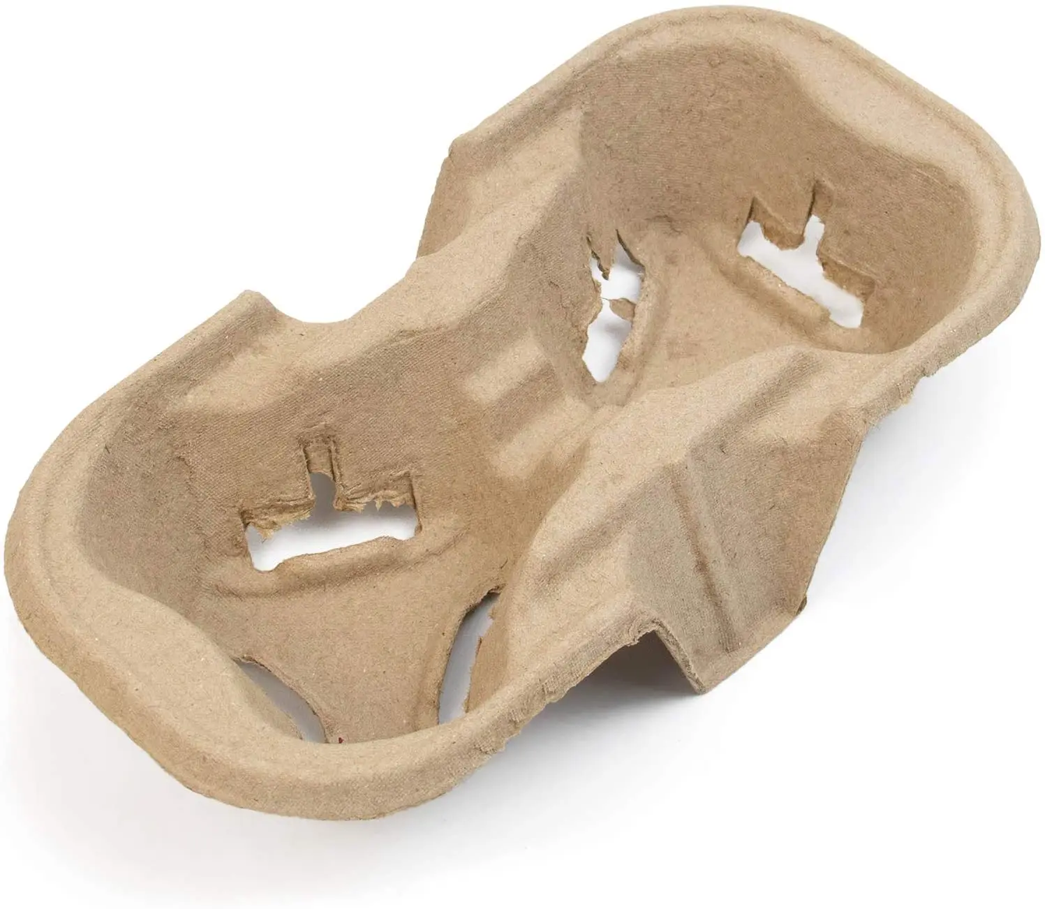 Biodegradable Cup Carrier Eco-Friendly Carrier for Hot and Cold Drinks Great for Disposable Coffee Tray free sample can be OEM