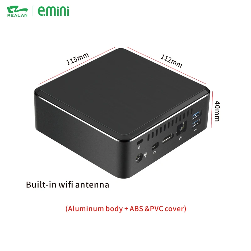 Умный дом дешевый портативный Windows Pentium 4405U двухъядерный мини настольный ПК компьютер