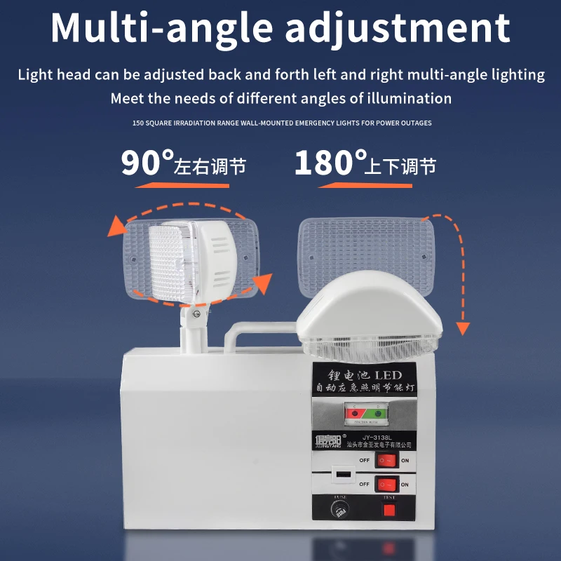 Multi-function automatic emergency lighting LED rechargeable emergency lights