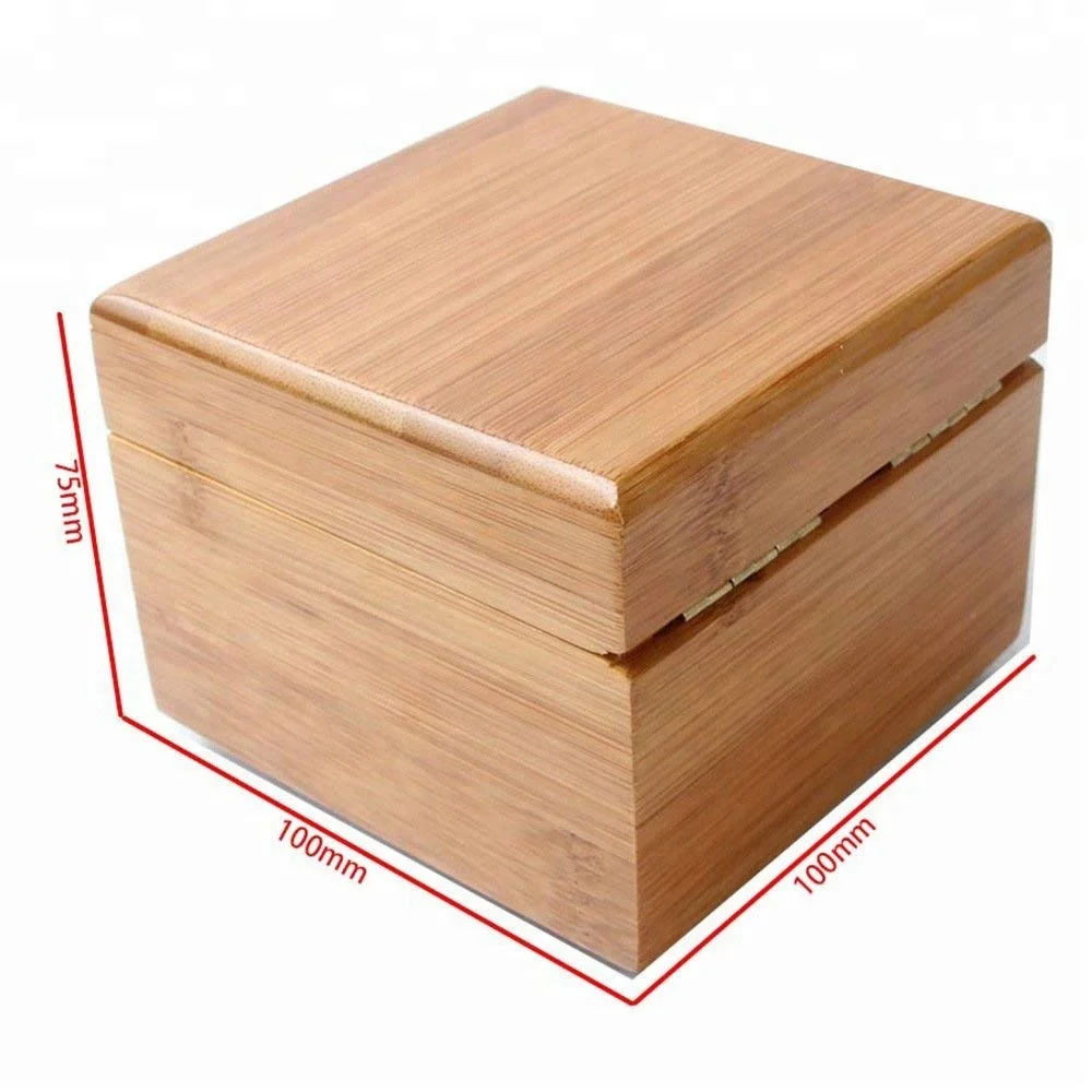 10 slot   bamboo gift box packaging  glass acrylic display box watch wood