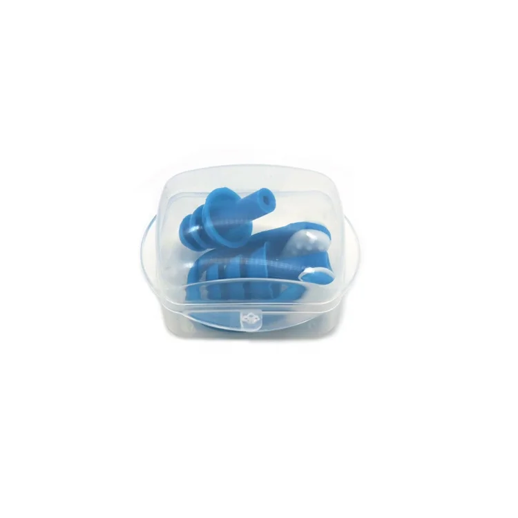 Custom Noise Reduction Molded Music Silicone Earplugs for Swimming with Nose Clip Nose clip earplugs swim surf ear plugs