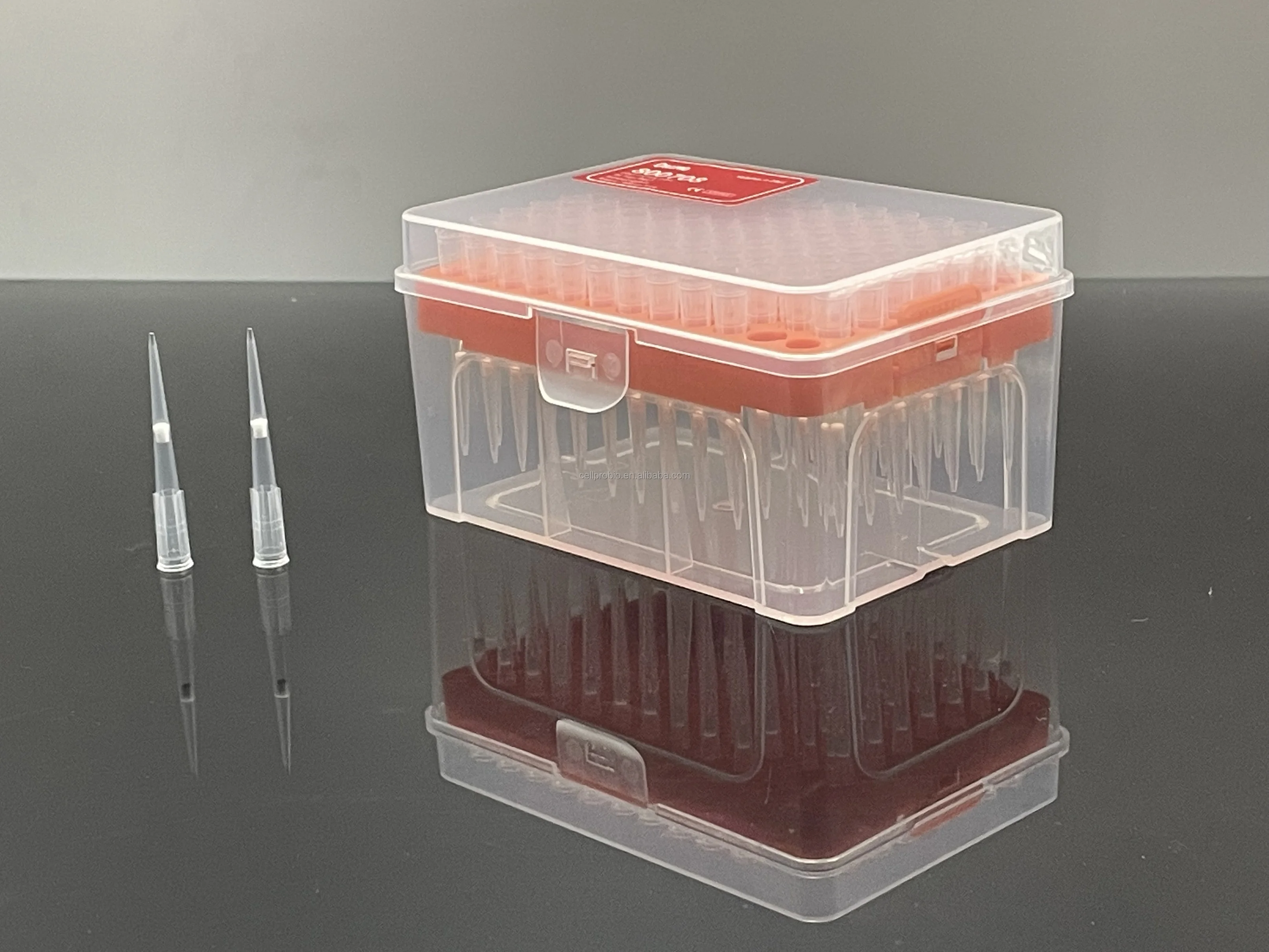 Оптовая продажа полипропиленовых одноразовых наконечников пипетки 200 мкл, пластиковые наконечники Микропипетки