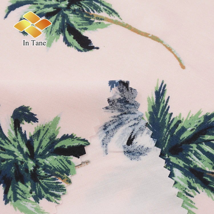 Hot Sell Woven 100% Rayon Cheap Plain Printed 40S Fabric for men shirt fabric Women Dress