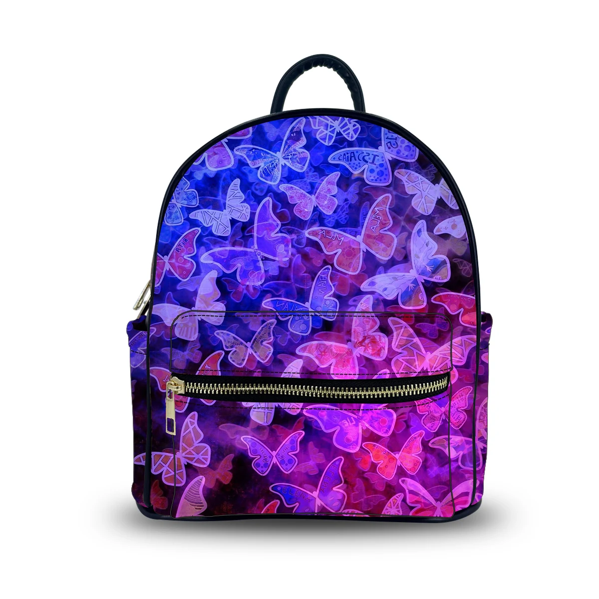 Leather Travel Backpacks School Bags Women School Bags Backpack For Ladies Stylishs Print On Demand Leather Backpack