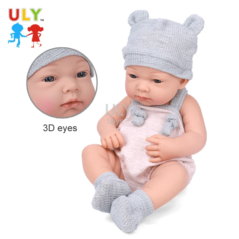 High Quality Customization 15 Inch Reborn Baby Doll Reborn Silicone Reborn Dolls Lovely Girl Baby Doll Toys With Accessories