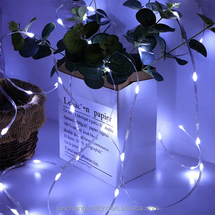 Decoracion de Navidad Leather Wire Led Garland Fairy Curtain Light
