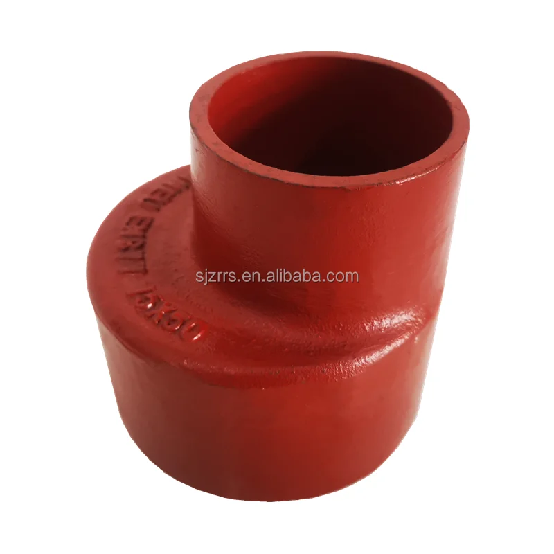 EN877 No Hub Cast Iron Pipe Fittings SML Cast Iron Drainage Pipes Epoxy Paint Fittings