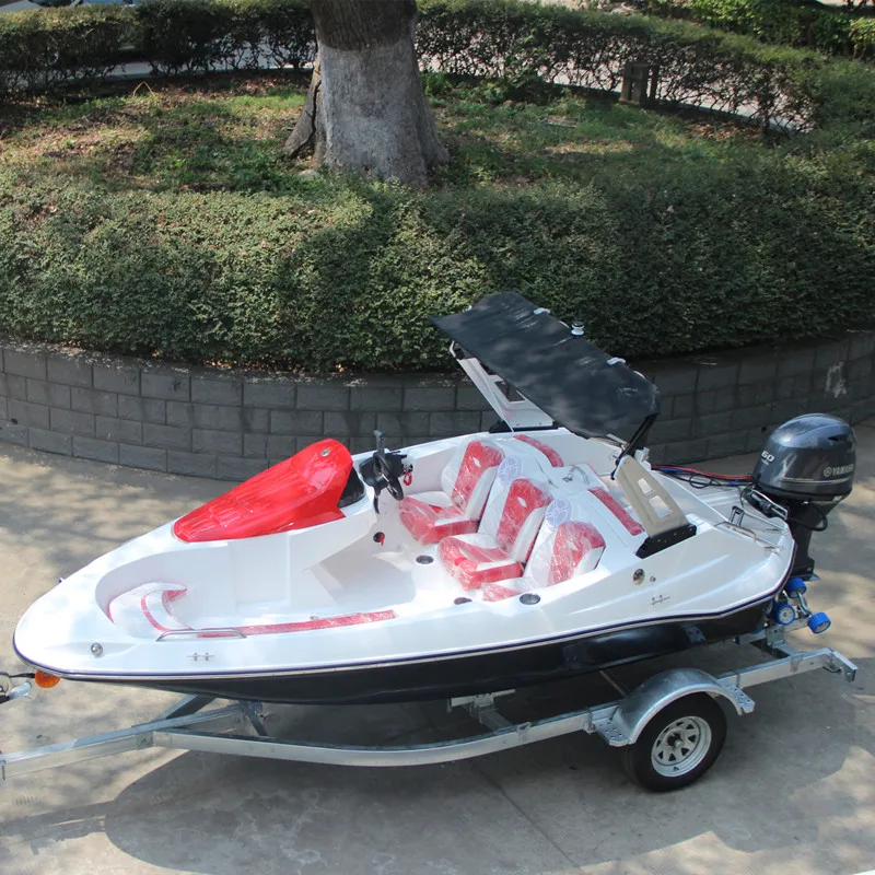 High quality mini fiber ski boat for sale from Jiujiang manufacturer
