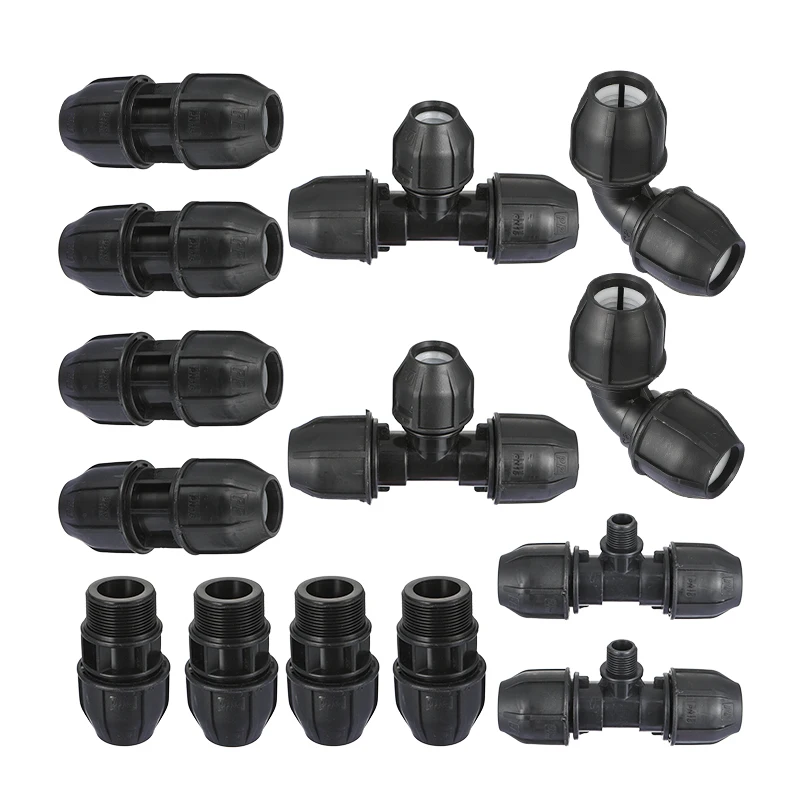 IFAN High Durable Plumbing Materials Thread Coupling Elbow Tee All Types Equal Reducing HDPE Pipe Fitting