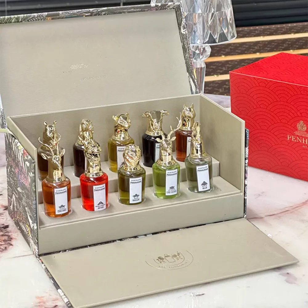 Red Cylindrical Carton Cylinder Packaging Round Perfume Box