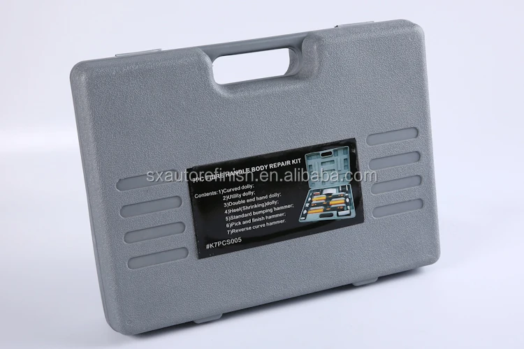 Heavy Duty Auto Body Hammer and Dolly Set For Repair Kit