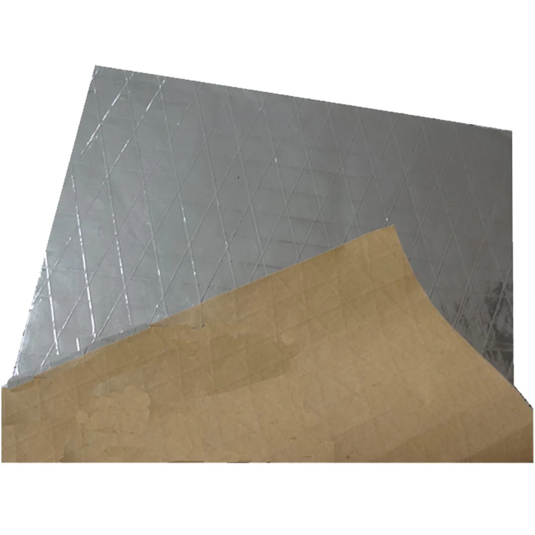 Vapour Barrier Heat Insulation Membrane Aluminium foil + Kraft paper