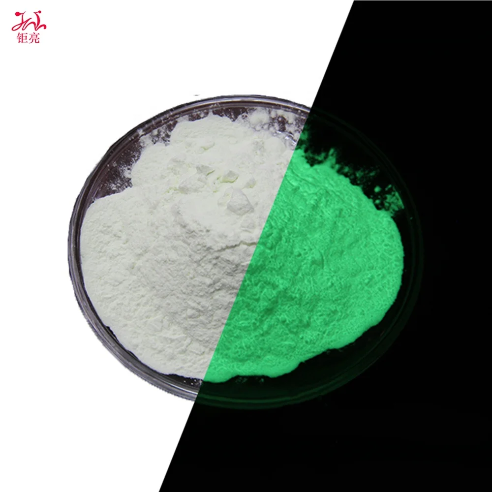 available sample and customization service wide application yellow green glow in the dark powder pigment luminous powder