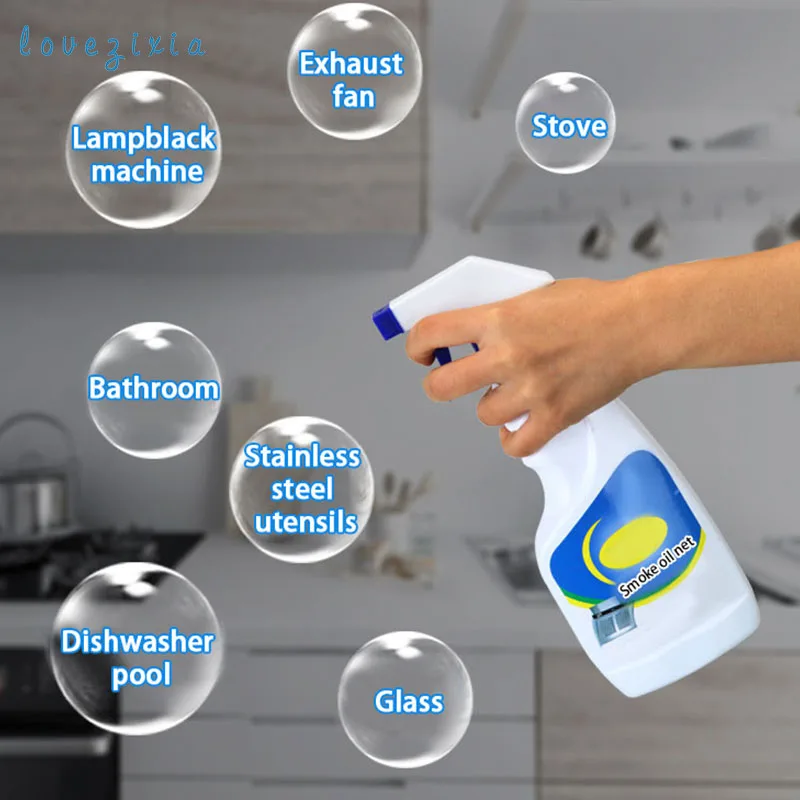 Household kitchen oil fume net degreasing agent,heavy greasy dirt,cleaning and decontamination OEM private customized LOGO
