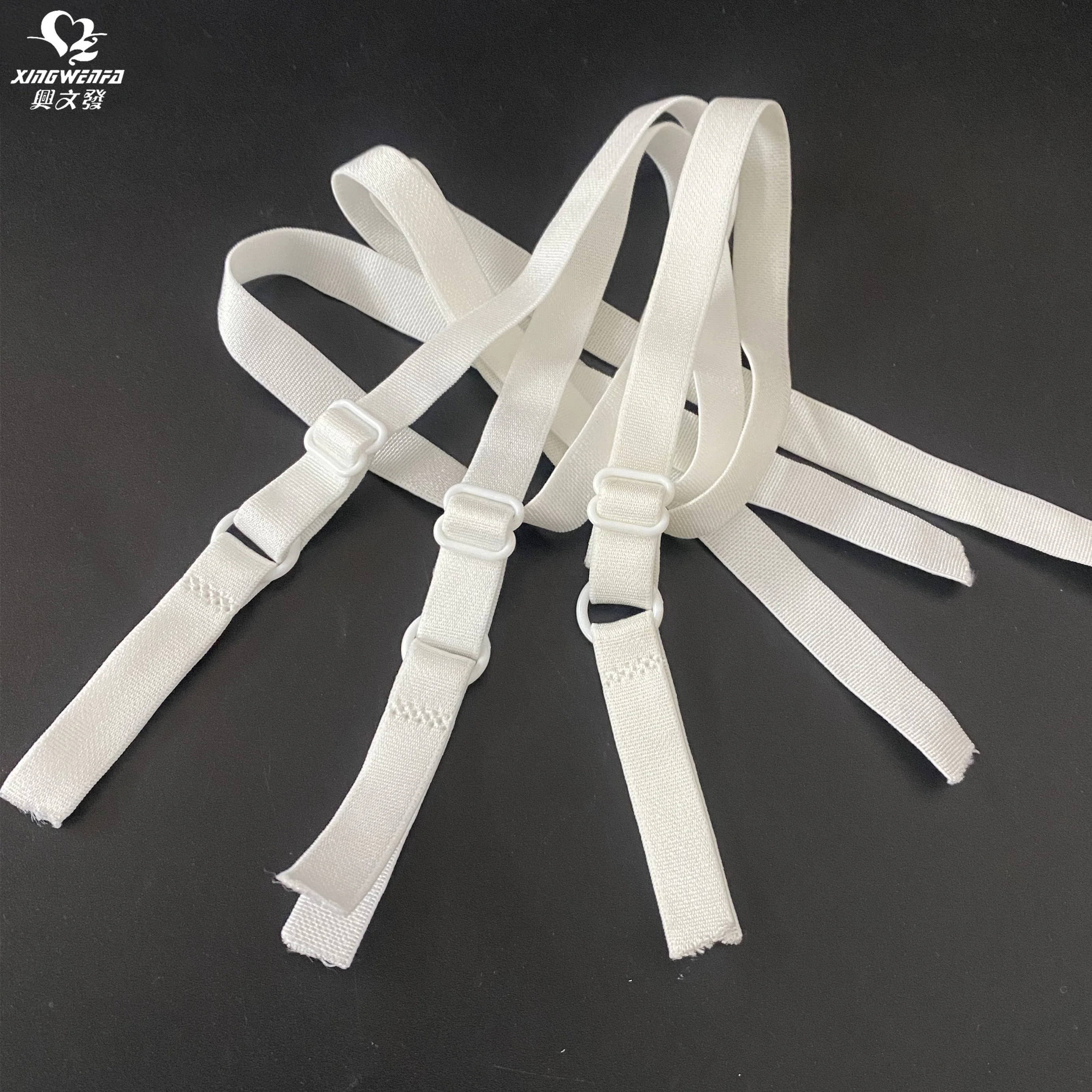 10mm bra accessories dyeable quality nylon bra strap white black high quality nylon elastic bra strap